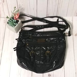 Wallflower Crossbody Purse Black with Buckles